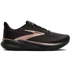 Brooks Revel 8 Damen Laufschuhe - black-black-rose gold, Größe 41 - Leichte Allrounder-Laufschuhe für Straße, Park und Waldwege; atmungsaktives Mesh-Obermaterial und komfortable DNA LOFT Zwischensohle für ein angenehmes Laufgefühl.