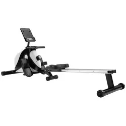 Merax Rudergerät mit LCD-Monitor - Klappbares Rudergerät mit 4 kg Schwungrad und 8-stufigem, leisen Magnetwiderstand – ideal für effektives Ganzkörpertraining zu Hause.