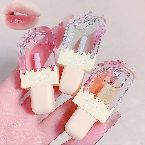 Stück Klarer Lipgloss Feuchtigkeitsspendendes Lippenglühöl Klare Aufpolsternde Lippen Lang Anhaltender Feuchtigkeitsspendender Glänzender Lipgloss Lippenlack für Frauen 3