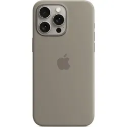 Apple iPhone 15 Pro Max Silikon Case mit MagSafe - Tonbraun, weiche Silikonoberfläche für besten Grip und optimalen Schutz