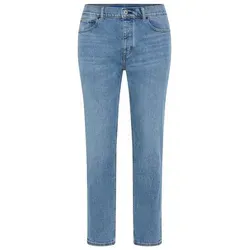 HUGO Blue Tapered-fit-Jeans Brody mit Stone-washed-Finish blau 34
