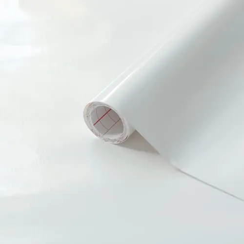 d-c-fix Möbel-Klebefolie Weiß, 67,5 cm x 2 m - abwaschbare und selbstklebende Deko-Folie für Küche, Schrank, Tisch & Fensterbank - modern & nachhaltig