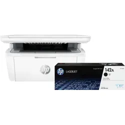HP LaserJet M140w MFP + 1 zusätzlicher schwarzer Toner