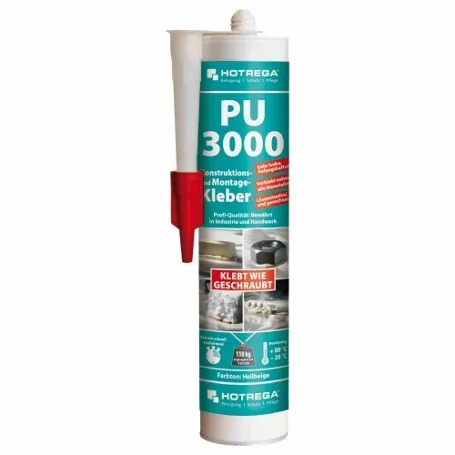 Hotrega PU-3000 Konstruktions-und Montagekleber 310 ml Kartusche