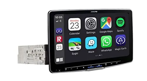 Alpine ILX-F115T6 | 11-Zoll Autoradio mit DAB+ und Wireless Carplay - Digital Media-Receiver mit 11-Zoll-Touchscreen, ideal für VW T5 und T6, bietet kabellose Apple Carplay und Android Auto Unterstützung für nahtlose Smartphone-Integration.