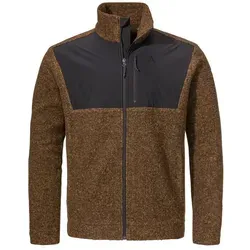 Schöffel Fleecejacke Style Canterbury Men caramel (4745) 58 - Funktionsjacken aus schnell trocknender Tecnowool mit recyceltem Material, ideal für aktive Männer, die Komfort und Stil schätzen.