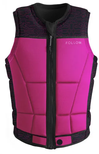 FOLLOW HARMONY LADIES Weste 2025 black/pink - L