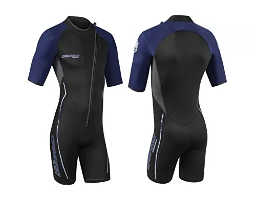 CAMARO Front Flex Revo Shorty Herren Neoprenanzug Ultraflex bis 6XL - Der Camaro Neoprenanzug bietet optimale Bewegungsfreiheit und Komfort für Wassersportler, ideal für warme Gewässer. Genießen Sie einen 3-Jahres-Reparaturservice!