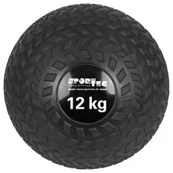 Sport-Tec Slamball 12 kg, ø 28 cm – Schwarz - Robuster Slamball für effektives Kraft- und Ausdauertraining. Ideal für intensive Workouts und vielseitige Übungen. Perfekt für Fitnessstudios und das Training zu Hause.