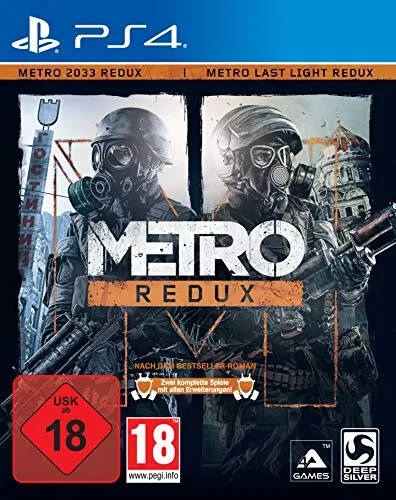 Metro: Redux - PS4 - Action & Abenteuer neu und OVP - Erlebe die packende Story von Metro: Redux für PS4. Einzelspielermodus, deutsche Sprachausgabe und spannende Action warten auf dich. Ideal für Fans von Story-basierten Spielen!