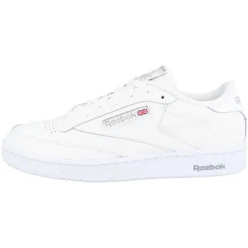 Reebok Club C 85 Tennisschuhe, Weiß 42.5 EU - Sneaker mit hochwertigem Leder-Obermaterial und leichter EVA-Zwischensohle für optimale Dämpfung und Komfort. Ideal für den sportlichen Alltag oder als stylischer Begleiter.