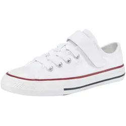 Converse CHUCK TAYLOR ALL STAR 1V EASY-ON Ox Sneaker mit Klettverschluss - Sneaker in Größe 35, ideal für Kinder. Mit praktischem Klettverschluss für einfaches An- und Ausziehen und sportlichem Design in Weiß.
