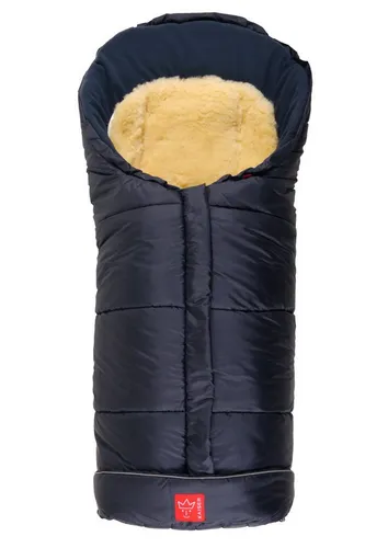 Kaiser 6571122 Fußsack "Sheepy" - Marine - Hochwertiger Fußsack für Buggys und Sportwagen, mit wärmender Wattierung und wasserabweisendem Material. Ideal für Kinder von 6-36 Monaten, sicher und komfortabel.