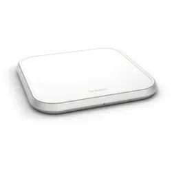 Zens QI Wireless Aluminum Charger 10W, Supports Apple & Samsung Fast Charge, for iPhone 12/12 Pro Max/11/X/XR/XS/8, QI Android Phone, AirPods 2/Pro, Dutch Design, Braided USB-C Cable + Adapter