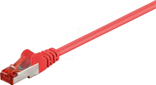 GOOBAY 95517 - Cat.6 S/FTP PiMF Patchkabel, CCA, rot, 5 m