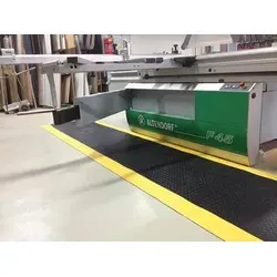 Safety Ermüdungsmatte 0.6m x lfm. - Schwarz/Gelb - Werkstatteinrichtung mit rutschfester Oberfläche, ideal zur Reduzierung von Ermüdung bei längeren Steharbeiten.