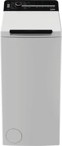 BEKO Toplader Waschmaschine BTL1WFP10724AT - Effiziente 7 kg Toplader Waschmaschine mit 1200 U/min, digitalem Display und 14 Programmen, ideal für vielseitige Waschbedürfnisse.