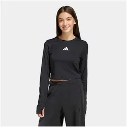 adidas Funktionsshirt JG TF CROP LS schwarz 152 EU - Sportliches Langarmshirt aus hochwertigem Material mit climacool® Technologie für optimale Atmungsaktivität. Ideal für aktive Tage und stylische Outfits.