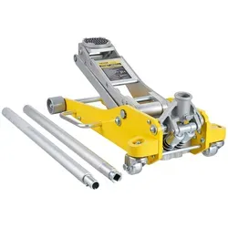 VEVOR Rangierwagenheber 3t - Hydraulischer Doppelkolben Autoheber - Werkstatteinrichtung mit großem Hubbereich für effiziente Autoreparaturen. Ideal für Hobby-Mechaniker, robust und langlebig, max. Hubgewicht 3000 kg.