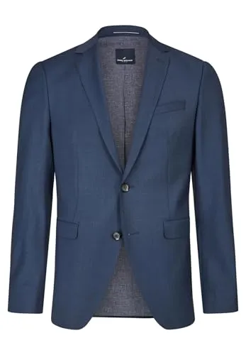 HECHTER PARIS Jackett Unimuster blau 52 - Business- & Abendmode für Herren, elegantes navy Jackett aus hautfreundlichem Material, ideal für stilvolle Anlässe oder den Alltag.