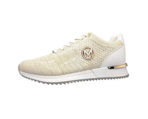 Mexx Sneakers Gitte Glitter Beige - Bequeme Damen-Sneaker - Damen-Sneaker von Mexx mit funkelndem Glitter-Design, ideal für trendbewusste Frauen, die Stil und Komfort suchen.