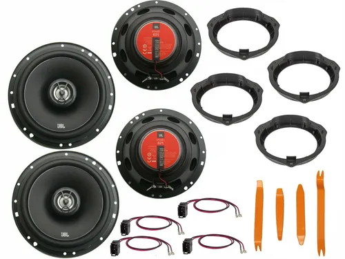 JBL Lautsprecher Set für Mercedes C Limousine W204 (07-13) - KFZ-Lautsprecherboxen für perfekten Sound im Mercedes C Klasse. Das Set umfasst 4 JBL Stage 1 Lautsprecher mit hohem Wirkungsgrad und einfacher Installation.
