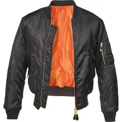 Brandit MA1 Jacket 7XL - Olive - Funktionsjacke aus strapazierfähigem Nylon, wind- und wasserabweisend, ideal für jeden Look. Mit praktischen Taschen und modischem Design.