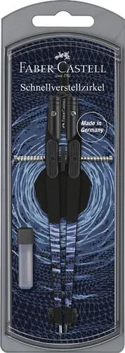 FABER-CASTELL Schnellverstellzirkel TREND SHINY TWIST