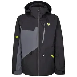 Ziener Herren Ski Jacke TUNGUA schwarz - Größe 54 - Hochfunktionelle Skijacke mit atmungsaktiver Dermizax Membran, ideal für optimale Bewegungsfreiheit und Komfort auf der Piste. PFC-frei und ausgestattet mit praktischen Taschen für Ski- und Sonnenbrillen.