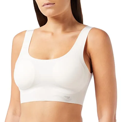 Sloggi Zero Feel Top Damen Shirt Bustier BH - Funktionsunterwäsche für Damen, ultra leicht und ohne Bügel, ideal für höchsten Tragekomfort und Bewegungsfreiheit.