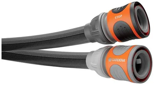 Gardena Gartenschlauch Liano Life 18440-20 - 10m, 1/2 Zoll (13mm), extrem flexibel und robust, bis 22 bar, inkl. Schlauchverbinder und Wasserstop