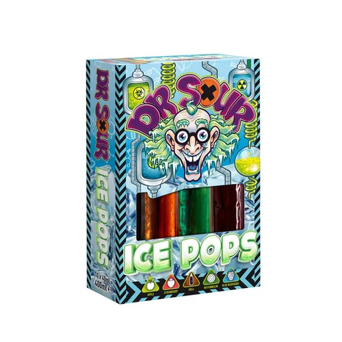 Dr. Sour Ice Pops Wassereis fruchtig sauer 10 Eisriegel 400ml
