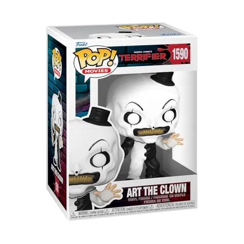 Terrifier Art the Clown #1590 - Funko Figur - Miniaturfigur aus der beliebten Horrorfilmreihe, perfekt für Sammler und Fans von Horror-Merchandise.