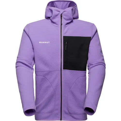 Mammut Tamaro ML Hooded Jacket Men lavandin-black (6441) L - Herren Midlayer für Skitouren und Freeskiing, bietet hervorragende Wärmeisolierung und Atmungsaktivität für optimale Leistung im Schnee.