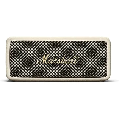 Marshall Emberton II Portable Bluetooth Speaker - Cream - Erlebe 360°-Sound mit dem kompakten Emberton II Lautsprecher. Über 30 Stunden Spieldauer, robustes Design und IP67 zertifiziert – ideal für unterwegs.