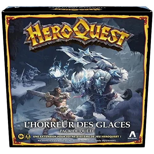 Avalon Hill HeroQuest, Erweiterung Eishorror, Dungeon-Stil, 2 bis 5 Spieler, ab 14 Jahren, HeroQuest Spielsystem erforderlich
