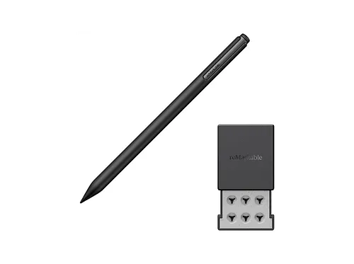 reMarkable Marker Plus - Digitaler Stift mit Radierer für Paper Pro - Zubehör für reMarkable Paper Pro: Der Marker Plus bietet ein natürliches Schreibgefühl, integrierten Radierer und 4096 Druckempfindlichkeitsstufen für präzise Kontrolle.