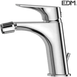 EDM Einhebel-Bidet-Mischbatterie Mod. Cascais - Sonstige Armaturen, elegante Chrom-Oberfläche mit langlebigem Messingkörper und keramischer Kartusche für präzise Wassersteuerung.