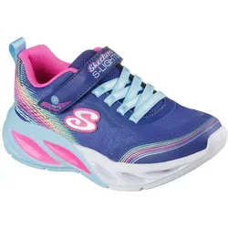 SKECHERS COSMIC GLOW RAINBOW Blau – Leuchtende Sneaker - Stylische Sneaker in Blau mit leuchtendem Rainbow-Design, ideal für Kinder. Komfortabel und perfekt für aktive Tage.