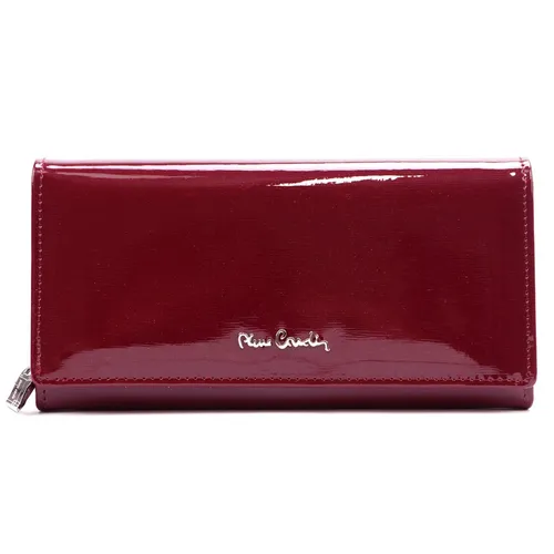 Brieftaschen Pierre Cardin 05LINE106 - Dunkelrot - Elegante Damenbrieftasche in Burgunderrot, ideal für den täglichen Gebrauch mit ausreichend Platz für Karten und Münzen.