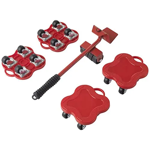 TOOLCRAFT Möbel-Transportroller TO-7753734 – 400 kg Traglast - Robuster Möbel-Transportroller in Schwarz mit einer Traglast von bis zu 400 kg. Ideal für den einfachen Transport schwerer Möbelstücke. Praktisch für jeden Umzug!