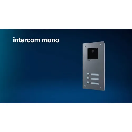 Hager Kombimodul Kamera-Lautsprecher-Mikrofon IP KIT - Hager Intercom, hochwertiges Video-Audio-Kombimodul für Außentürstation, ideal für sichere Kommunikation und Überwachung nach DIN EN 50486.