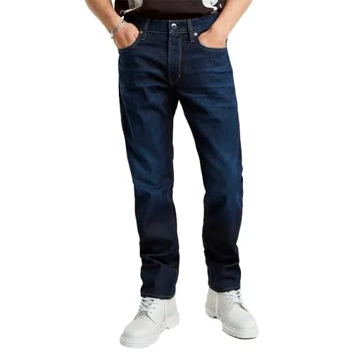 G-STAR Herren Mosa Straight Jeans, Blau (Worn in Hourglass D23692-C052-G843) - Hochwertige Jeans im Straight Fit mit 5 Taschen, aus komfortablem Material für einen lässigen Look. Ideal für den Alltag und vielseitig kombinierbar.