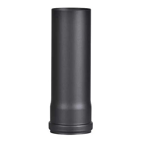 FIREFIX R100/2 Pelletofenrohr - Hochwertiges Abgasrohr aus 1,2 mm starkem Stahl, 250 mm lang und geprüft nach DIN EN 1856-2:2009, für sichere Verwendung mit Pelletöfen bis 200° C.
