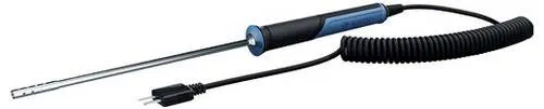 Bosch Professional 1600A038DE Temperaturfühler - Präziser Temperaturfühler (Typ K) für Luft, ideal für schnelle und zuverlässige Messungen. Mit ergonomischem Griff und 500 mm Kabel für optimale Reichweite in schwer erreichbaren Bereichen.