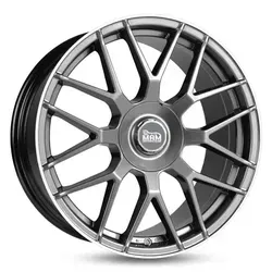 MAM GT1 19 Zoll Alufelge - PALLADIUM LIP POLISH - Autofelgen mit 9,5J Breite, ET30 und 66,6mm Lochkreis, inklusive Anbaumaterial und Gutachten für eine einfache Montage.