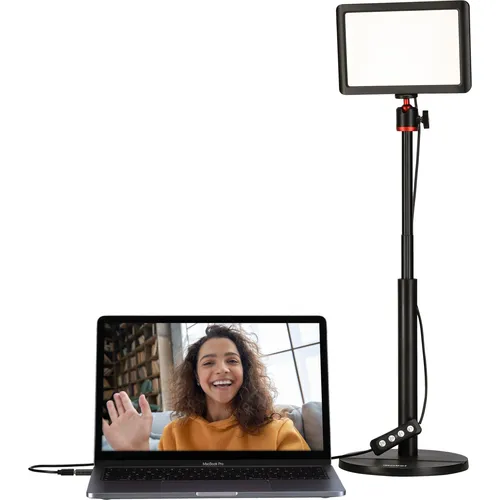 Rollei Lumis Key-Light LED Videolicht - Dauerlichter mit kabelloser Fernbedienung für flexible Beleuchtung. Ideal für Video-Streams und Konferenzen, bietet blendfreies Licht und 3 Farbtemperaturen.
