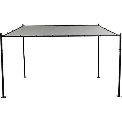 SIENA GARDEN Levino Pavillon 300x400 cm - Robuster Pavillon mit pulverbeschichtetem Stahlgestell und UV-Schutz UPF 50+, ideal für Gartenpartys und entspannte Stunden im Freien.
