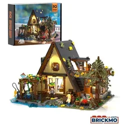FunWhole FO9013 Wochenendhaus Steckbausteine - Kreatives Steckbaustein-Set für ein Wochenendhaus, fördert die Fantasie und Motorik, ideal für stundenlangen Spielspaß.