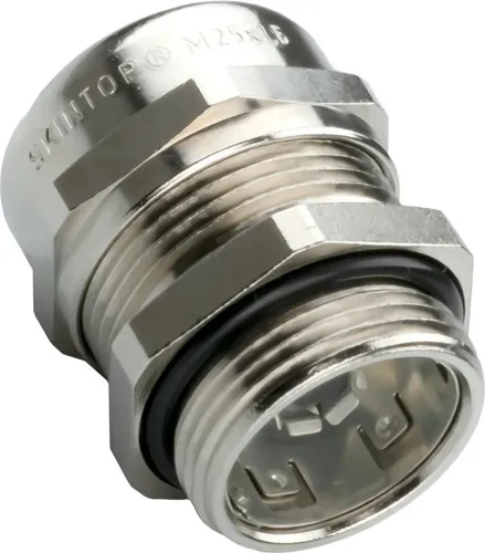 Lapp Zubehör SKINTOP-MS-SC-M-20X1,5 Kabelverschraubung - Kabelverschraubung für metrische Gewinde, aus vernickeltem Messing, mit Zugentlastung und EMV-Ausführung – ideal für professionelle Anwendungen.